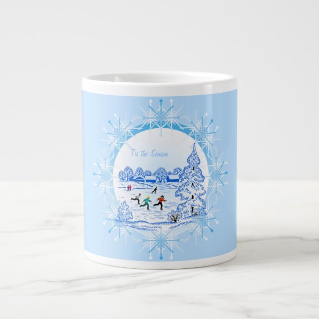 Tis the Season - Large Coffee Mug (Front)
