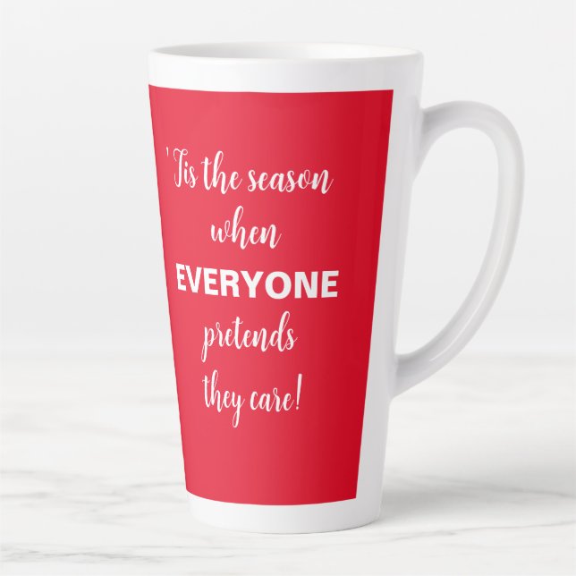 'Tis The Season Latte Mug (Right)