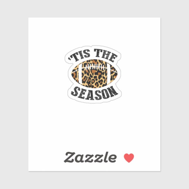 Tis The Season Leopard Football Season Game Day (Sheet)