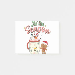 Tis The Season Merry Christmas Crew Xmas Family Ma Post-it Notes