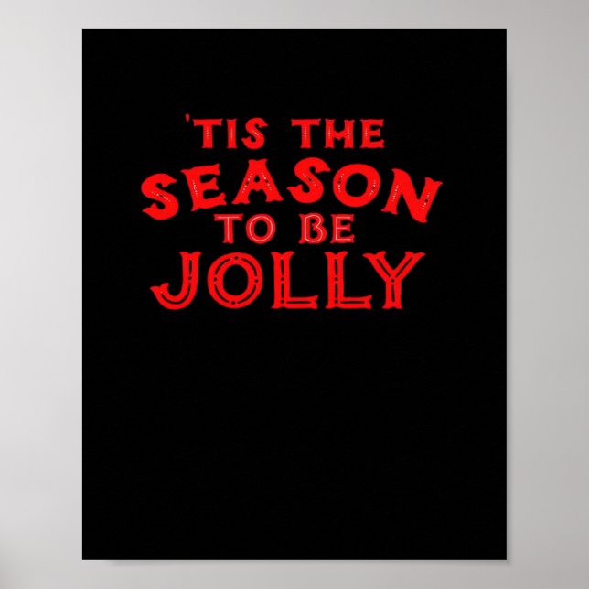 Tis The Season Merry Christmas Poster (Front)