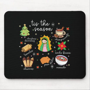 Tis The Season Mexican Christmas Feliz Navidad Xma Mouse Mat