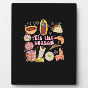 Tis The Season Mexican Christmas Holiday Plaque