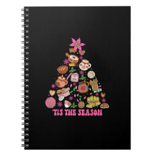 Tis The Season Mexican Christmas Tree Tamales Pan Notebook
