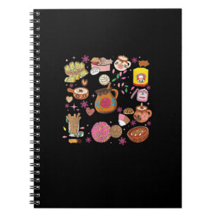 Tis The Season Mexican Christmas Tree Tamales Pan Notebook