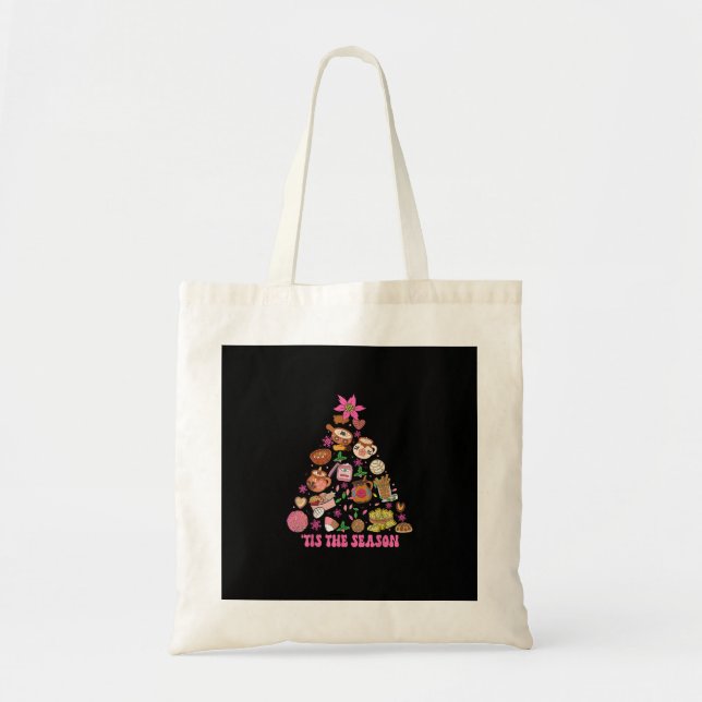 Tis The Season Mexican Christmas Tree Tamales Pan  Tote Bag (Front)
