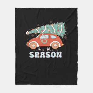 Tis The Season Minimal Clean Fleece Blanket