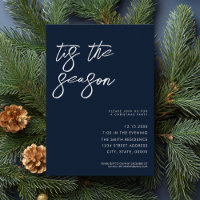 Tis The Season Minimalist Modern Christmas Party