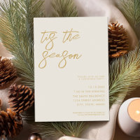 Tis The Season Minimalist Modern Christmas Party
