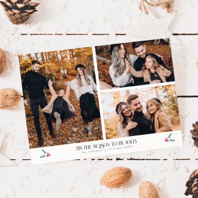 Tis The Season Mistletoe Christmas Holiday Card (Creator Uploaded)