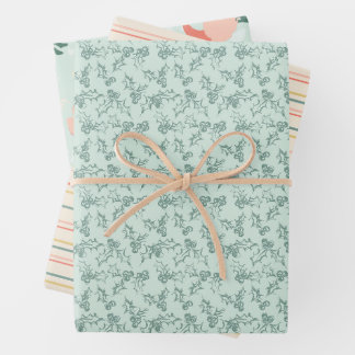'Tis The Season Mix Wrapping Paper Sheet