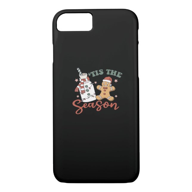 Tis The Season New Years Funny Christmas Case-Mate iPhone Case (Back)