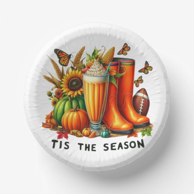 Tis the Season   Paper Plate (Front)