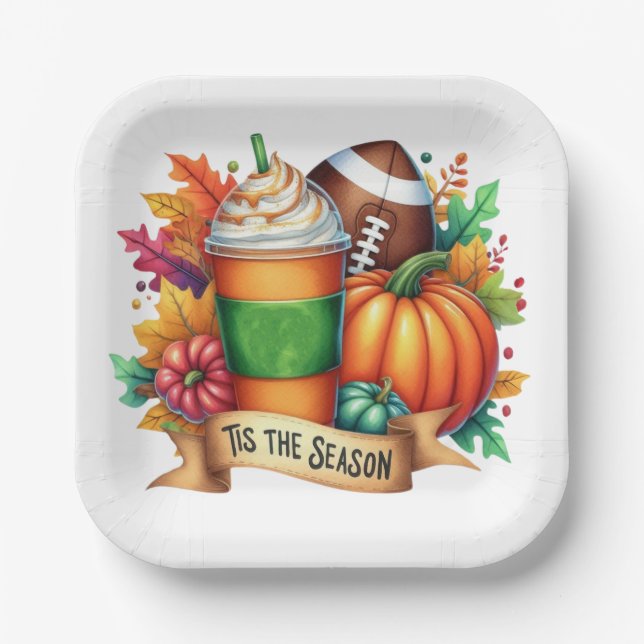 Tis the Season   Paper Plate (Front)