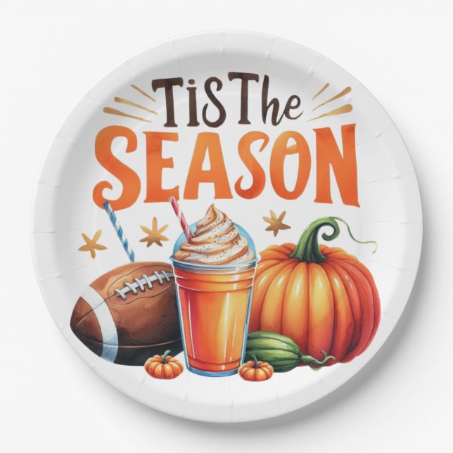Tis the Season   Paper Plate (Front)