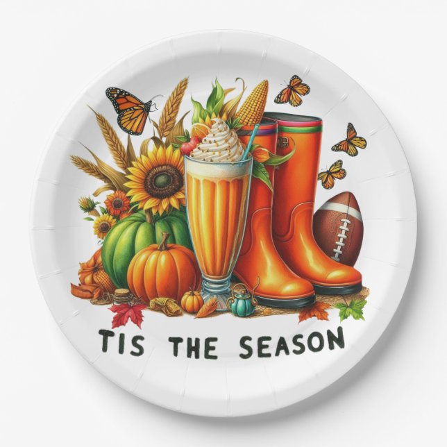 Tis the Season  Paper Plates (Front)