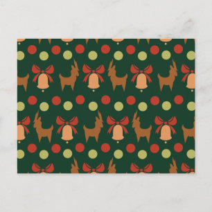 Tis the Season Pattern Postcard