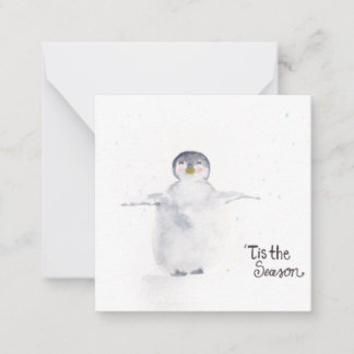 Tis the Season Penguin  Card