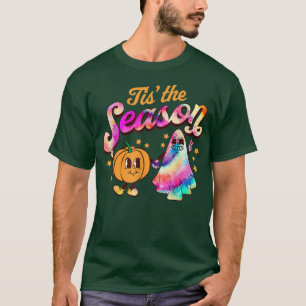 Tis The Season Pumpkin And Ghost Halloween Party T-Shirt