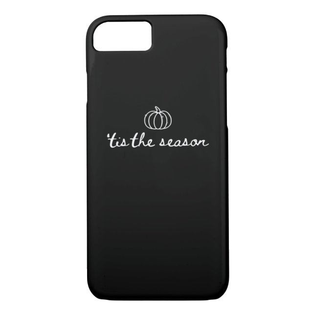 Tis The Season Pumpkin Fall Thanksgiving Case-Mate iPhone Case (Back)
