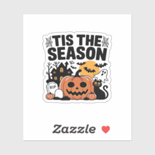 Tis The Season Pumpkin Halloween Fall Funny Cute T