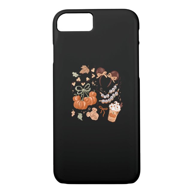 Tis The Season Pumpkin Season, Fall Harvest Autumn Case-Mate iPhone Case (Back)