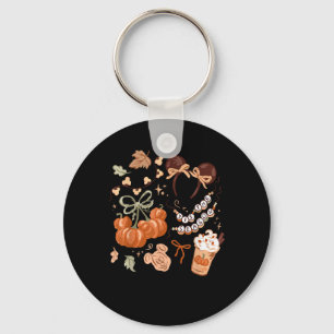 Tis The Season Pumpkin Season, Fall Harvest Autumn Key Ring