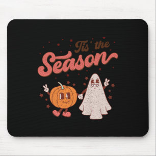Tis The Season Pumpkin  Spice Fall Autumn Boo Hall Mouse Mat