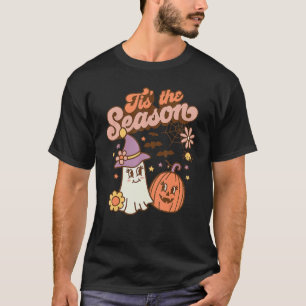 Tis The Season Pumpkin  Spice Fall Autumn Hallowee T-Shirt