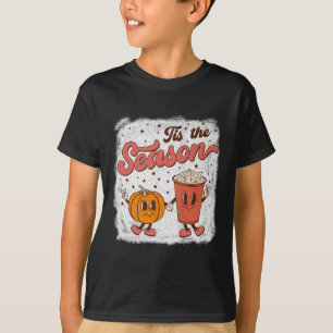 Tis The Season Pumpkin Spice Fall Autumn Hallowee T-Shirt