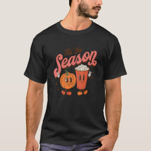 Tis The Season Pumpkin Spice Fall Vibes Autumn Re T-Shirt