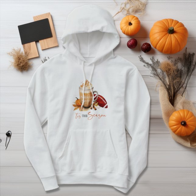 Tis the Season Pumpkin Spice Football Fall Autumn Hoodie (Creator Uploaded)