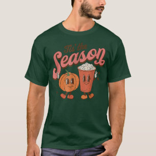 Tis The Season Pumpkin Spice Funny Fall Autumn T-S T-Shirt
