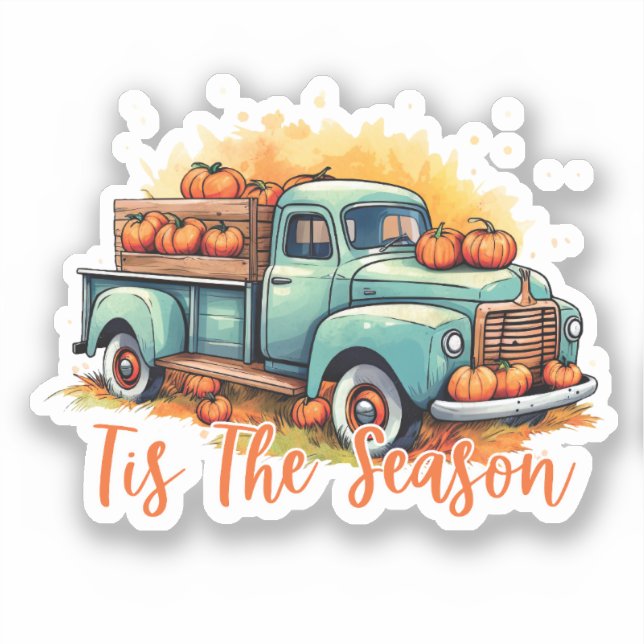 'Tis The Season Pumpkin Truck (Front)