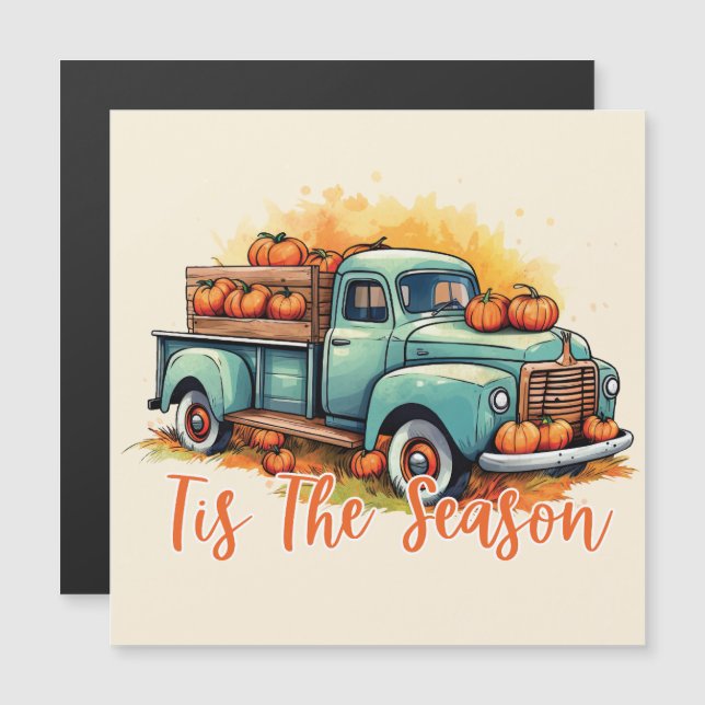 'Tis The Season Pumpkin Truck (Front/Back)