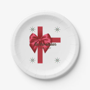 Tis The Season Red Paper Plates