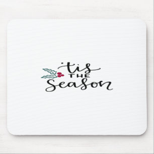 Tis The Season Retro Classic Design Mouse Mat