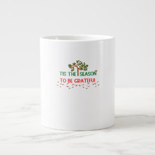Tis The Season Retro Classic Large Coffee Mug