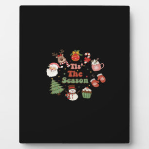 Tis The Season Retro Classic Plaque