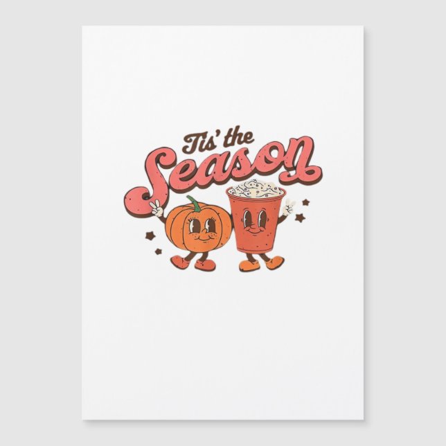 Tis The Season Retro Halloween Fall Party Vintage  (Front)