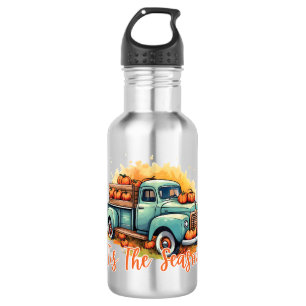 'Tis The Season – Rustic Truck with Pumpkins 532 Ml Water Bottle