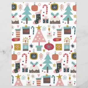 Tis The Season Scrapbook Paper