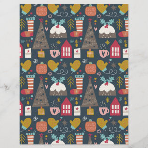 Tis The Season Scrapbook Paper