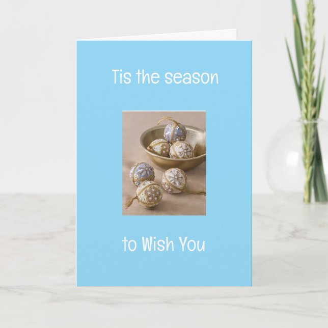 *TIS THE SEASON* SECULAR CHRISTMAS CARD (Front)