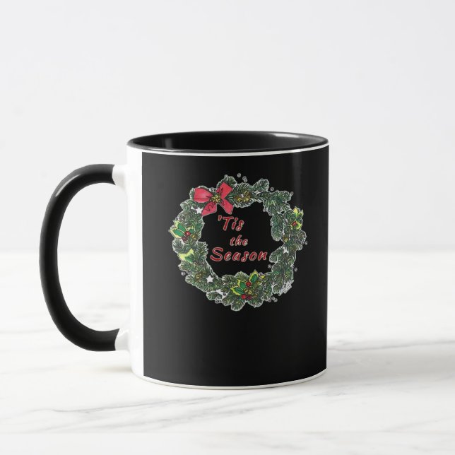 Tis The Season Shadowed Mug (Left)