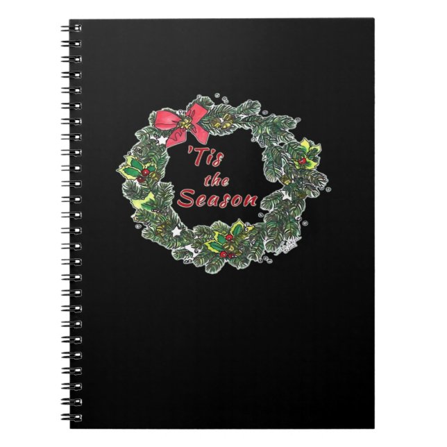 Tis The Season Shadowed Notebook (Front)