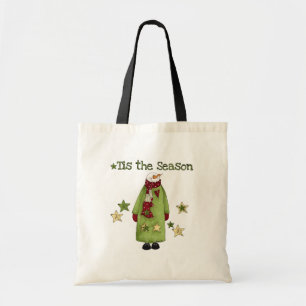 Tis the Season Snowman T-shirts and Gifts Tote Bag