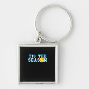 Tis The Season Softball Coach Creative Casual Key Ring