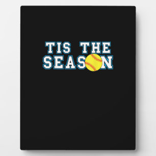 Tis The Season Softball Coach Creative Casual Plaque