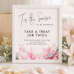 Tis the season Take Treat Favour Sign Bridal Showe
